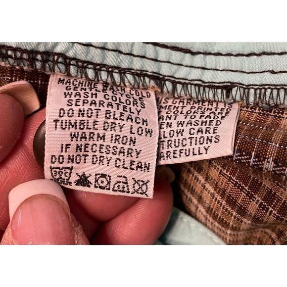 Tommy Bahama Men’s Linen Blend Relax Shorts Sz. 38 Flat Front Travel Weekend - Picture 7 of 8